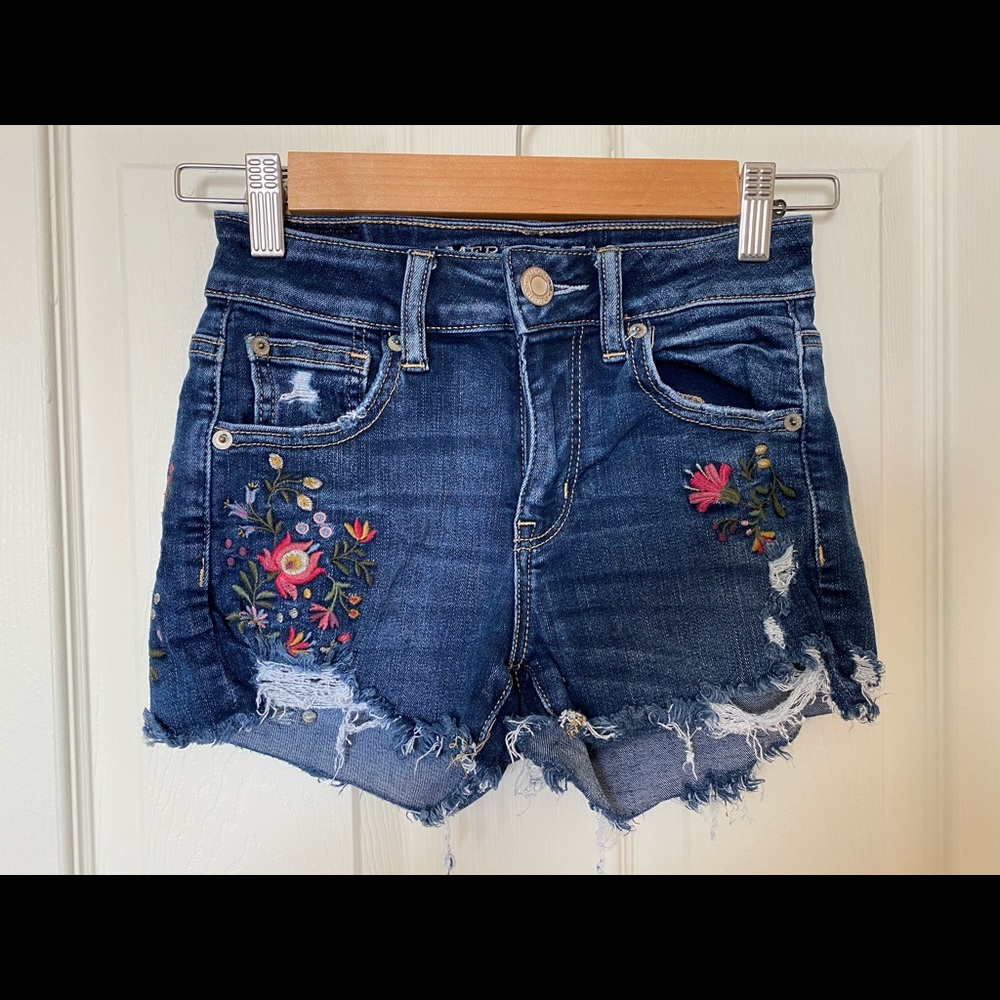 Embroidered shorts from American Eagle